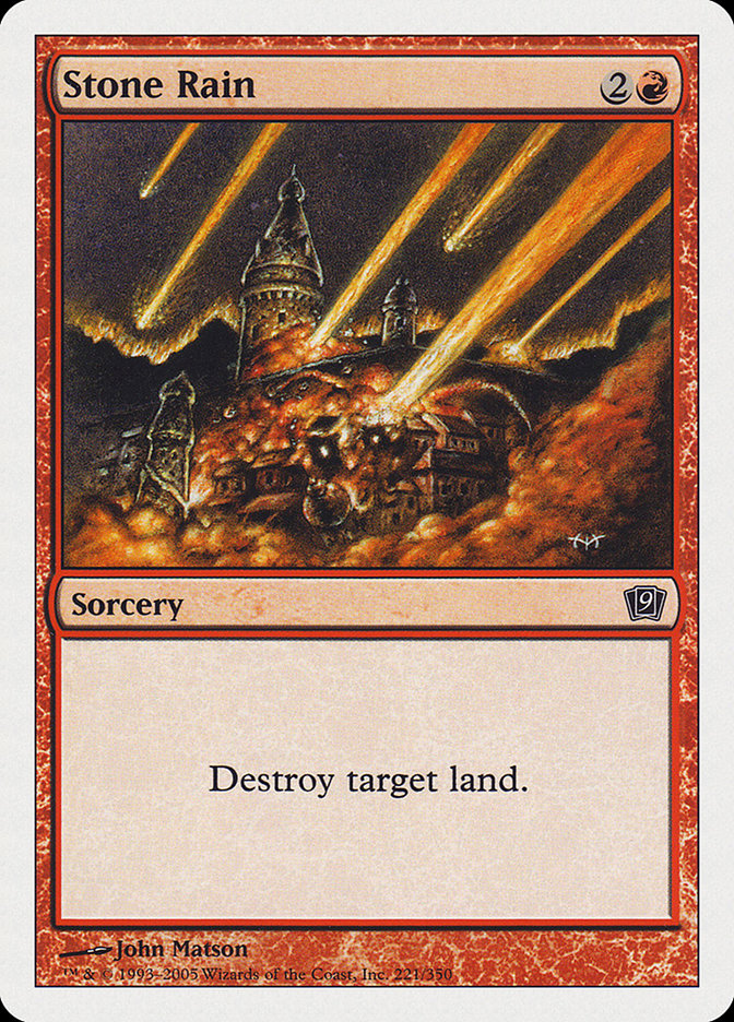 Stone Rain [Ninth Edition] - Magic: The Gathering - Card Brawlers | Quebec | Canada |