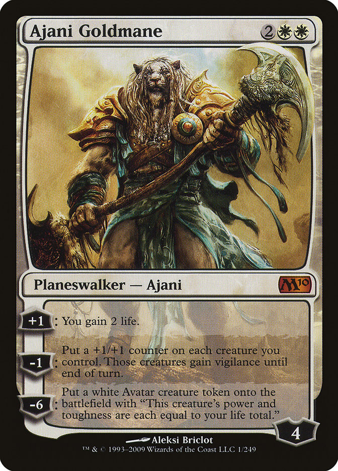 Ajani Goldmane [Magic 2010] - Magic: The Gathering - Card Brawlers | Quebec | Canada |