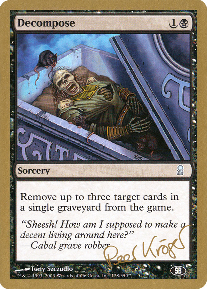 Decompose (Peer Kroger) (SB) [World Championship Decks 2003] - Magic: The Gathering - Card Brawlers | Quebec | Canada |