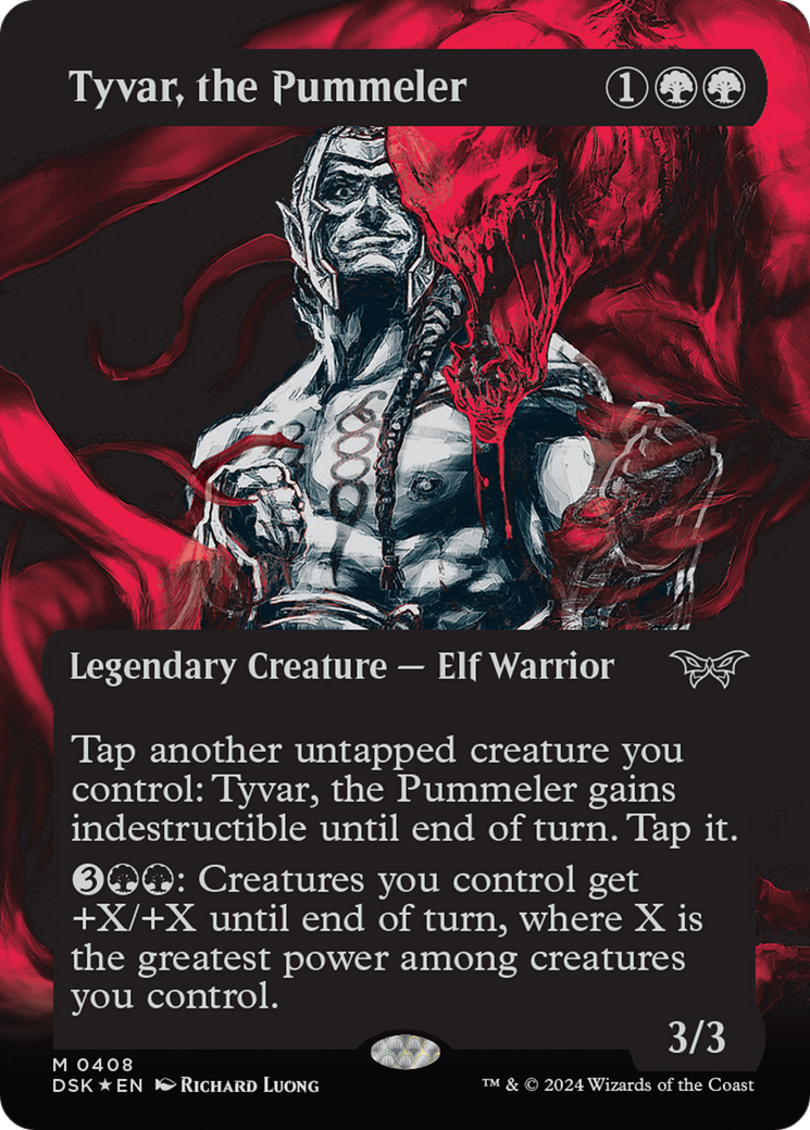 Tyvar, the Pummeler (Showcase) (Textured) [Duskmourn: House of Horror] - Magic: The Gathering - Card Brawlers | Quebec | Canada |