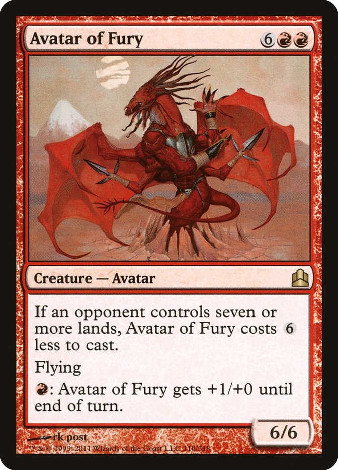 Avatar of Fury [Commander 2011] - Magic: The Gathering - Card Brawlers | Quebec | Canada |