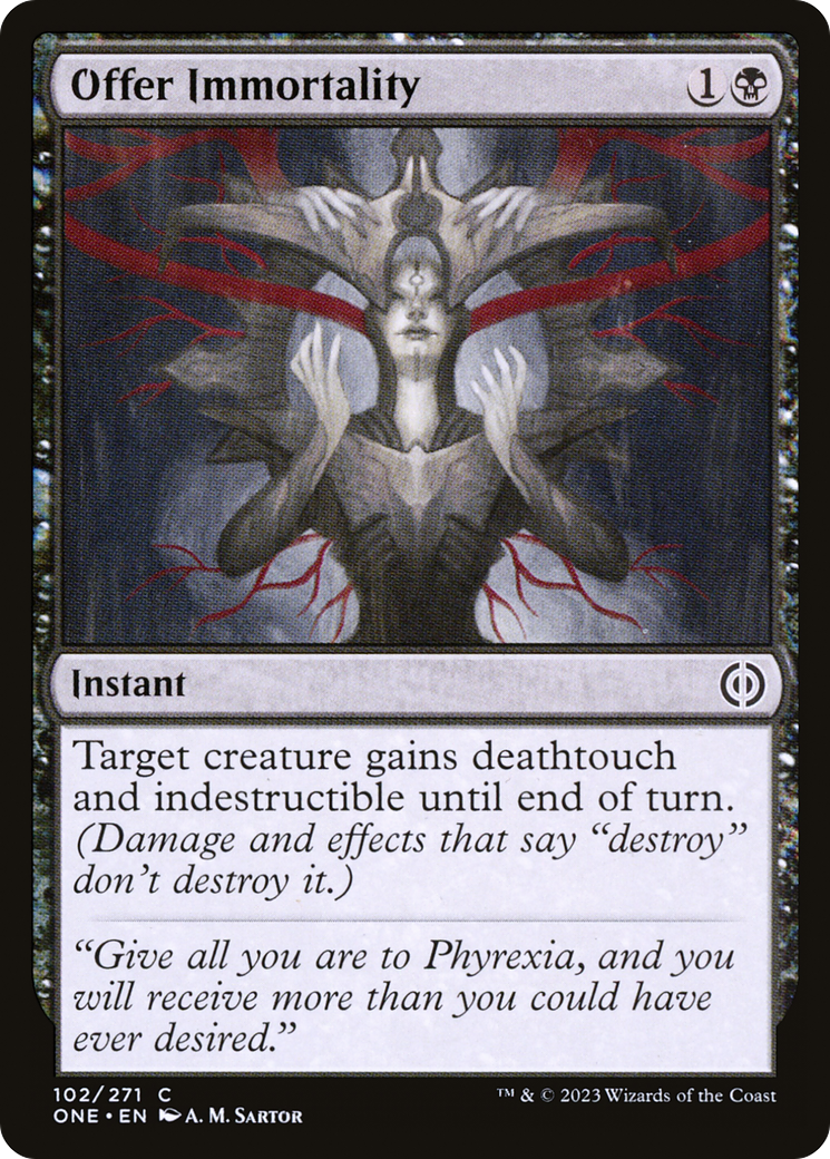 Offer Immortality [Phyrexia: All Will Be One] - Magic: The Gathering - Card Brawlers | Quebec | Canada |