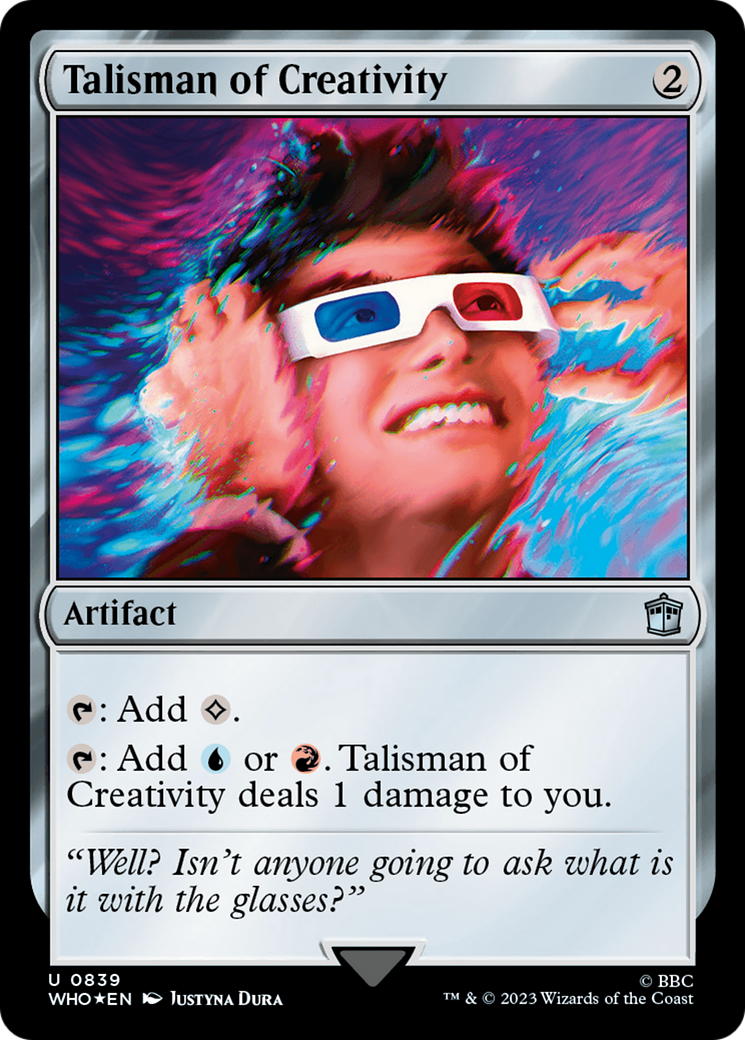 Talisman of Creativity (Surge Foil) [Doctor Who] - Magic: The Gathering - Card Brawlers | Quebec | Canada |