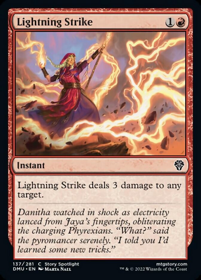 Lightning Strike [Dominaria United] - Magic: The Gathering - Card Brawlers | Quebec | Canada |