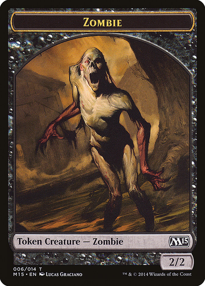 Zombie Token [Magic 2015 Tokens] - Magic: The Gathering - Card Brawlers | Quebec | Canada |