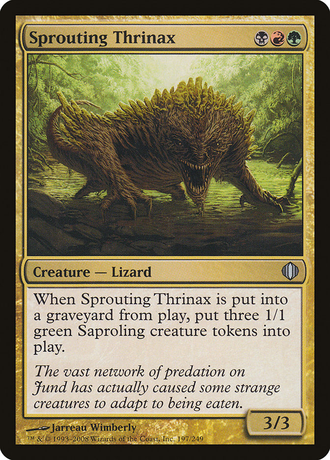 Sprouting Thrinax [Shards of Alara] - Magic: The Gathering - Card Brawlers | Quebec | Canada |