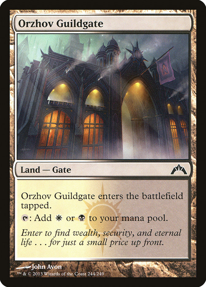 Orzhov Guildgate [Gatecrash] - Magic: The Gathering - Card Brawlers | Quebec | Canada |