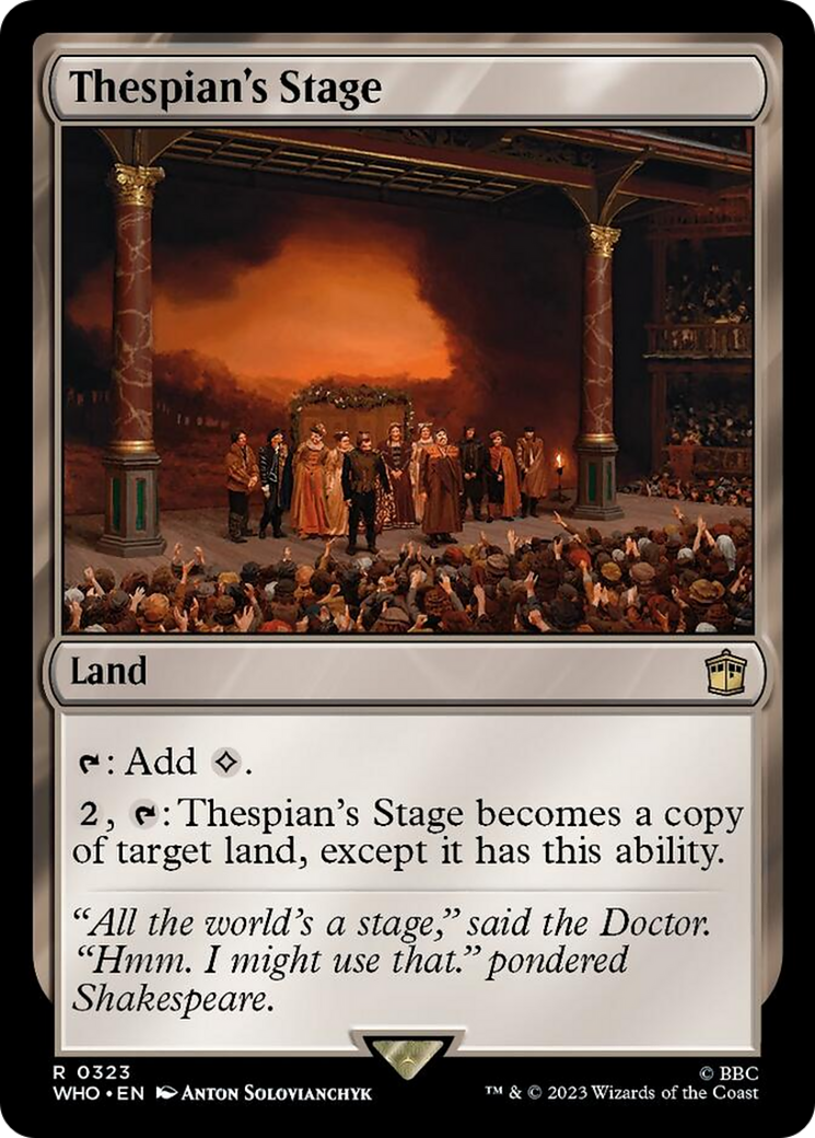 Thespian's Stage [Doctor Who] - Magic: The Gathering - Card Brawlers | Quebec | Canada |
