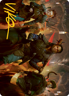 Candlelit Cavalry Art Card (Gold-Stamped Signature) [Innistrad: Midnight Hunt Art Series] - Magic: The Gathering - Card Brawlers | Quebec | Canada |