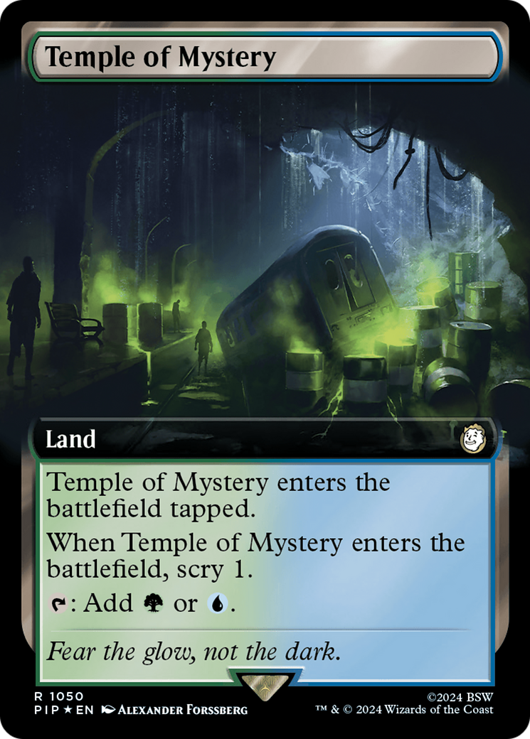 Temple of Mystery (Extended Art) (Surge Foil) [Fallout] - Magic: The Gathering - Card Brawlers | Quebec | Canada |