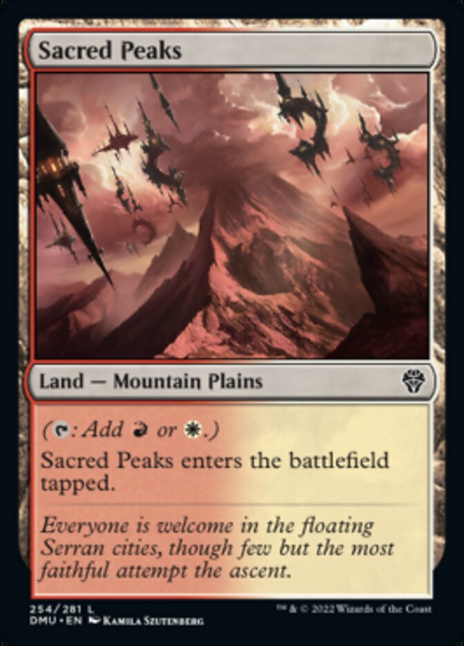 Sacred Peaks [Dominaria United] - Magic: The Gathering - Card Brawlers | Quebec | Canada |