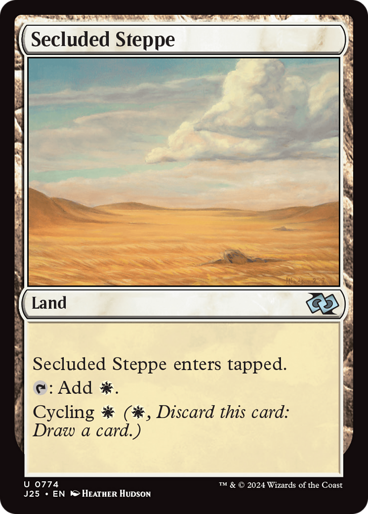 Secluded Steppe [Foundations Jumpstart] - Magic: The Gathering - Card Brawlers | Quebec | Canada |