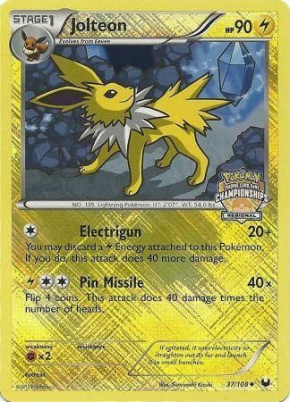 Jolteon (37/108) (Regional Championship) [League & Championship Cards] - Pokémon - Card Brawlers | Quebec | Canada |