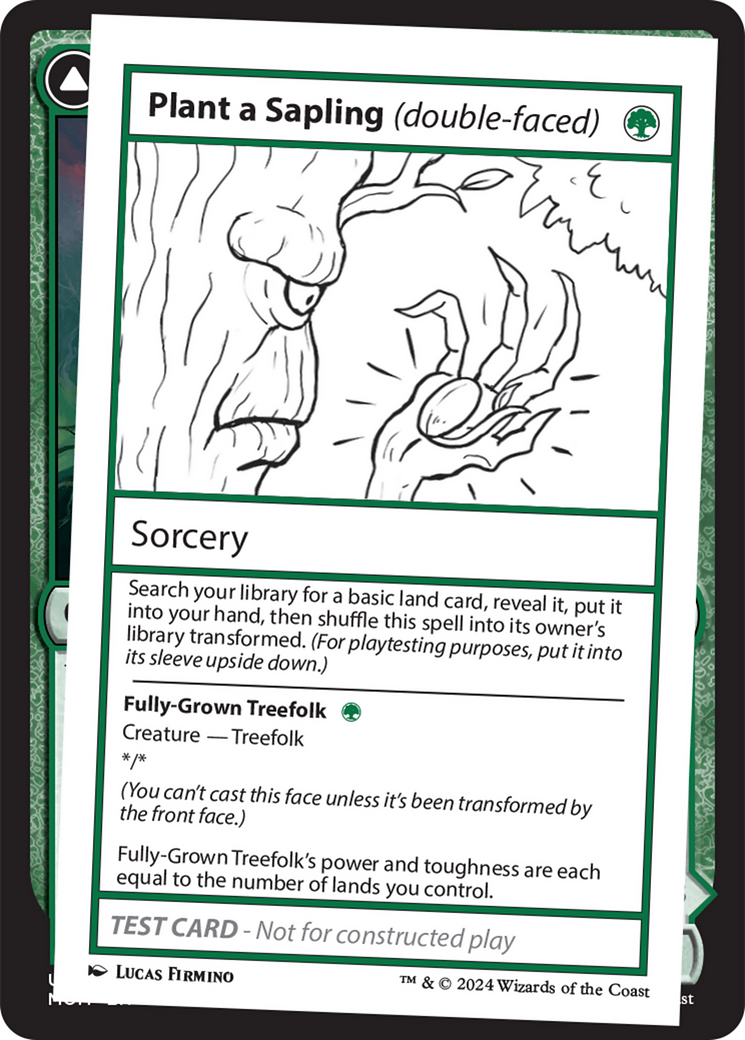 Plant a Sapling (double-faced) [Mystery Booster 2 Playtest Cards] - Magic: The Gathering - Card Brawlers | Quebec | Canada |