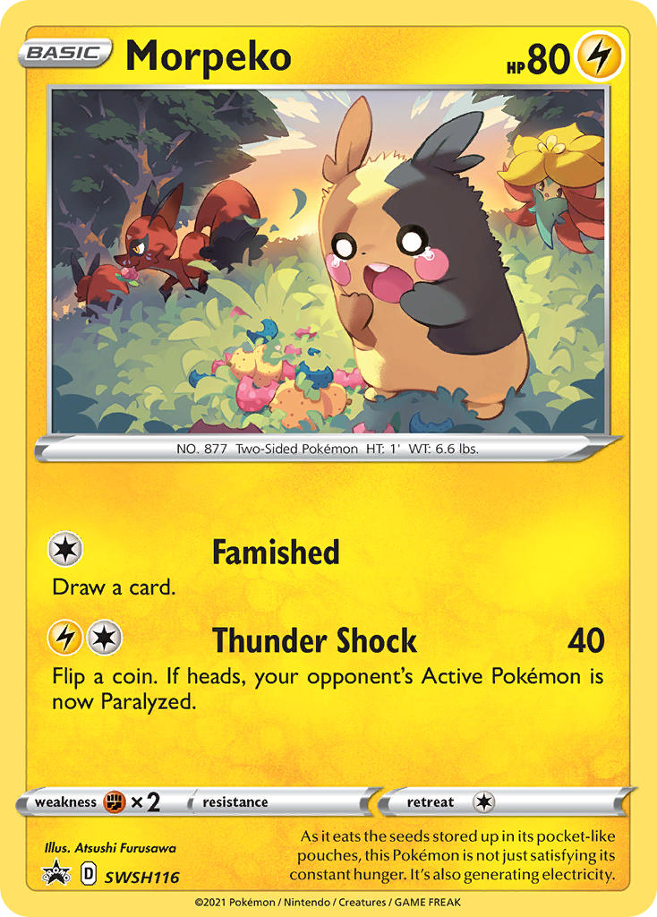 Morpeko (SWSH116) [Sword & Shield: Black Star Promos] - Pokémon - Card Brawlers | Quebec | Canada |