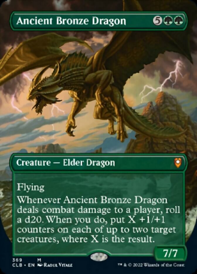 Ancient Bronze Dragon (Borderless Alternate Art) [Commander Legends: Battle for Baldur's Gate] - Magic: The Gathering - Card Brawlers | Quebec | Canada |