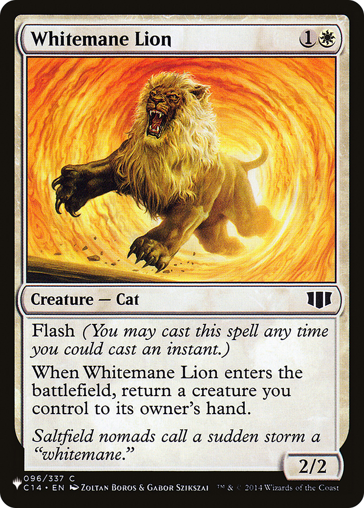Whitemane Lion (PLC) [The List] - Magic: The Gathering - Card Brawlers | Quebec | Canada |
