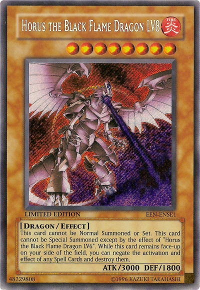 Horus The Black Flame Dragon LV8 [EEN-ENSE1] Secret Rare - Yu-Gi-Oh! - Card Brawlers | Quebec | Canada |