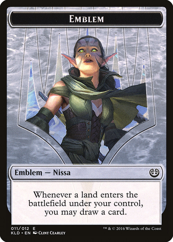 Nissa, Vital Force Emblem [Kaladesh Tokens] - Magic: The Gathering - Card Brawlers | Quebec | Canada |