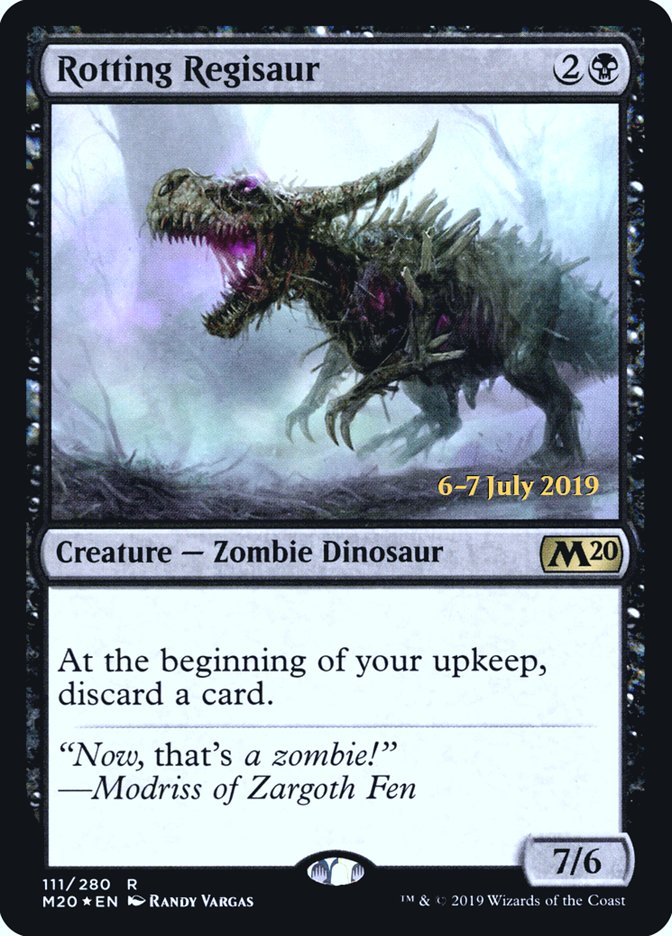 Rotting Regisaur [Core Set 2020 Prerelease Promos] - Magic: The Gathering - Card Brawlers | Quebec | Canada |
