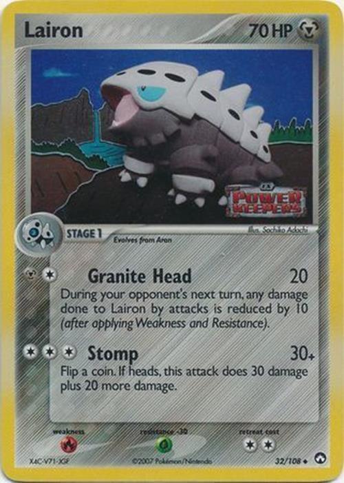 Lairon (32/108) (Stamped) [EX: Power Keepers] - Pokémon - Card Brawlers | Quebec | Canada |