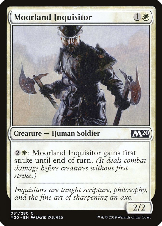 Moorland Inquisitor [Core Set 2020] - Magic: The Gathering - Card Brawlers | Quebec | Canada |