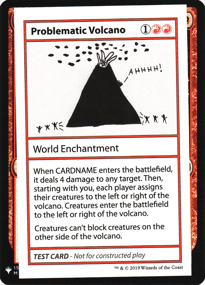 Problematic Volcano [Mystery Booster Playtest Cards] - Magic: The Gathering - Card Brawlers | Quebec | Canada |