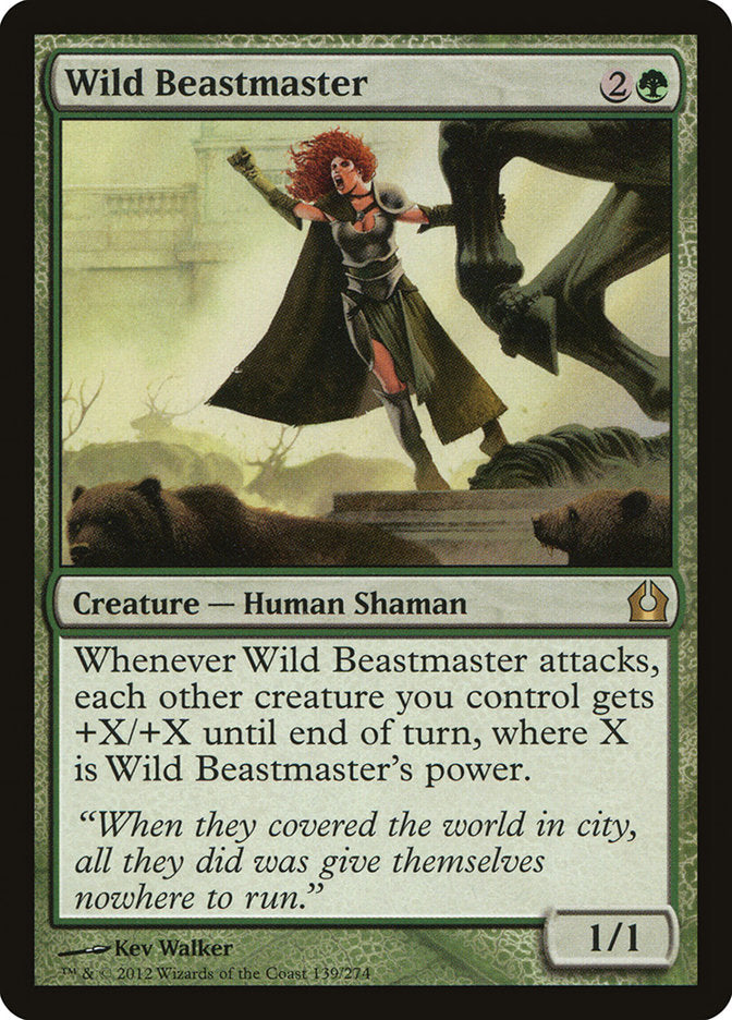 Wild Beastmaster [Return to Ravnica] - Magic: The Gathering - Card Brawlers | Quebec | Canada |