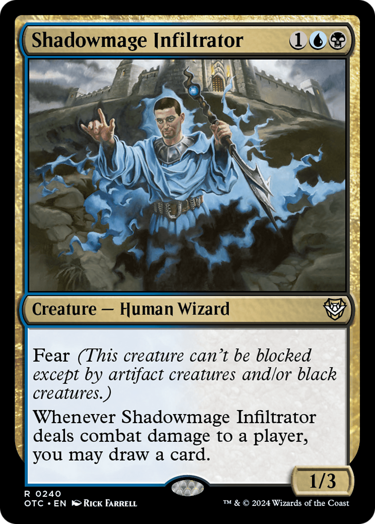 Shadowmage Infiltrator [Outlaws of Thunder Junction Commander] - Magic: The Gathering - Card Brawlers | Quebec | Canada |