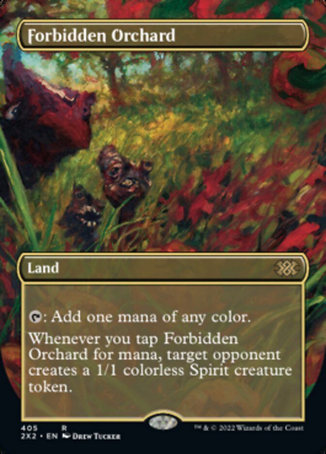 Forbidden Orchard (Borderless Alternate Art) [Double Masters 2022] - Magic: The Gathering - Card Brawlers | Quebec | Canada |