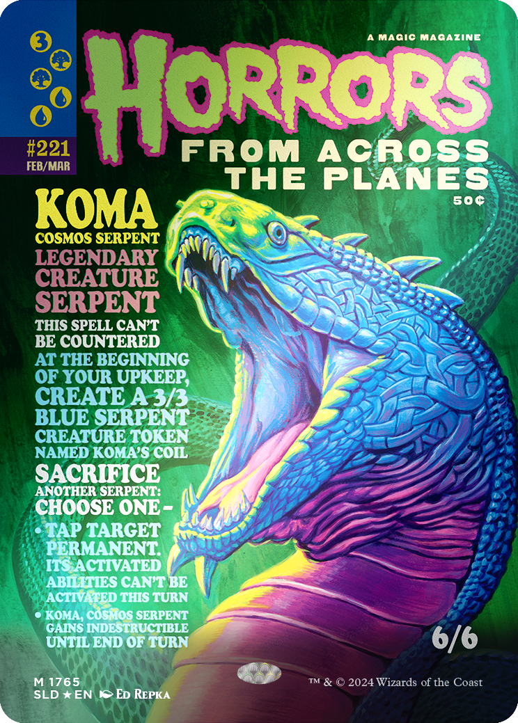 Koma, Cosmos Serpent (Rainbow Foil) [Secret Lair Drop Series] - Magic: The Gathering - Card Brawlers | Quebec | Canada |