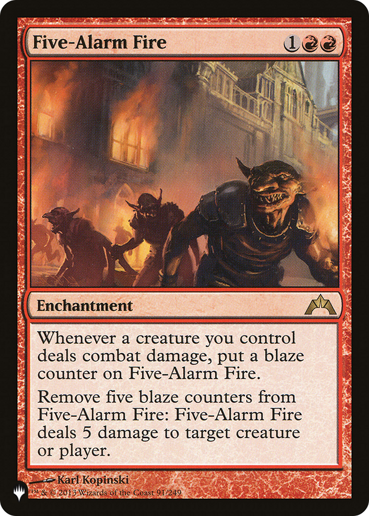 Five-Alarm Fire [The List] - Magic: The Gathering - Card Brawlers | Quebec | Canada |