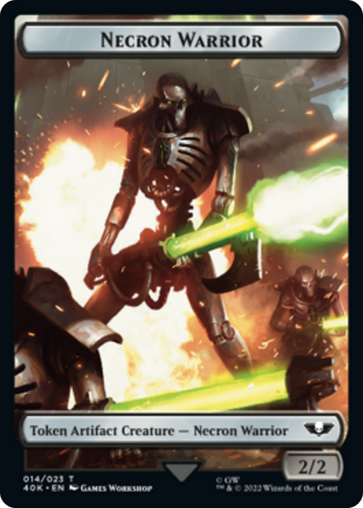 Necron Warrior // Insect Double-Sided (Surge Foil) [Warhammer 40,000 Tokens] - Magic: The Gathering - Card Brawlers | Quebec | Canada |