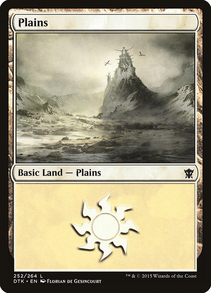 Plains (252) [Dragons of Tarkir] - Magic: The Gathering - Card Brawlers | Quebec | Canada |