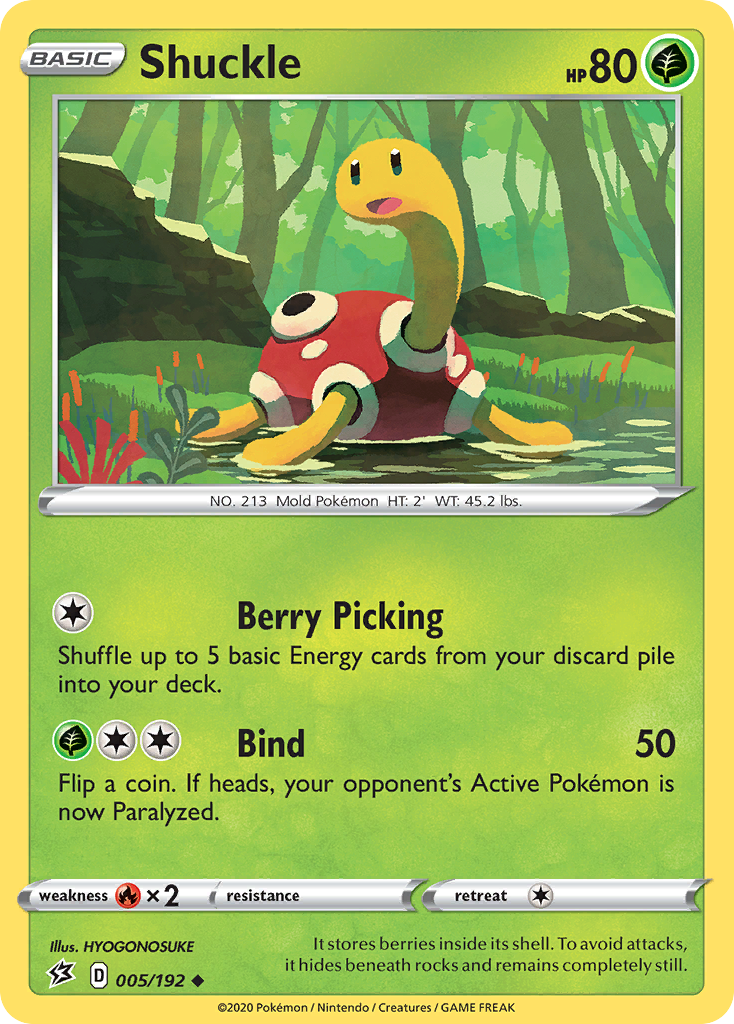 Shuckle (005/192) [Sword & Shield: Rebel Clash] - Pokémon - Card Brawlers | Quebec | Canada |