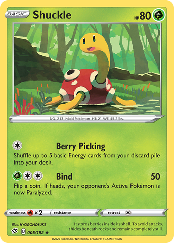 Shuckle (005/192) [Épée et bouclier : Rebel Clash] 