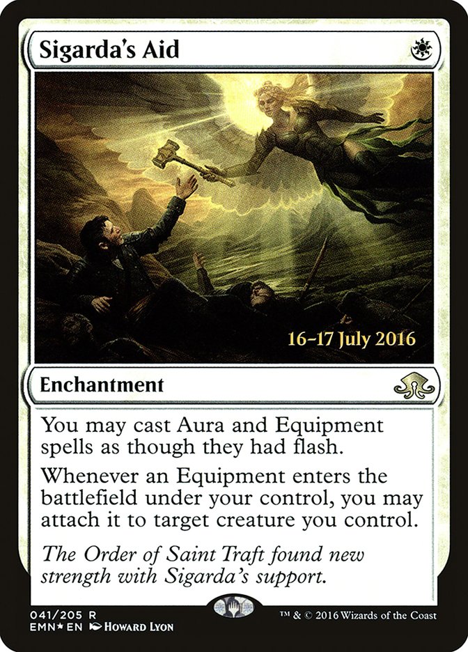 Sigarda's Aid [Eldritch Moon Prerelease Promos] - Magic: The Gathering - Card Brawlers | Quebec | Canada |