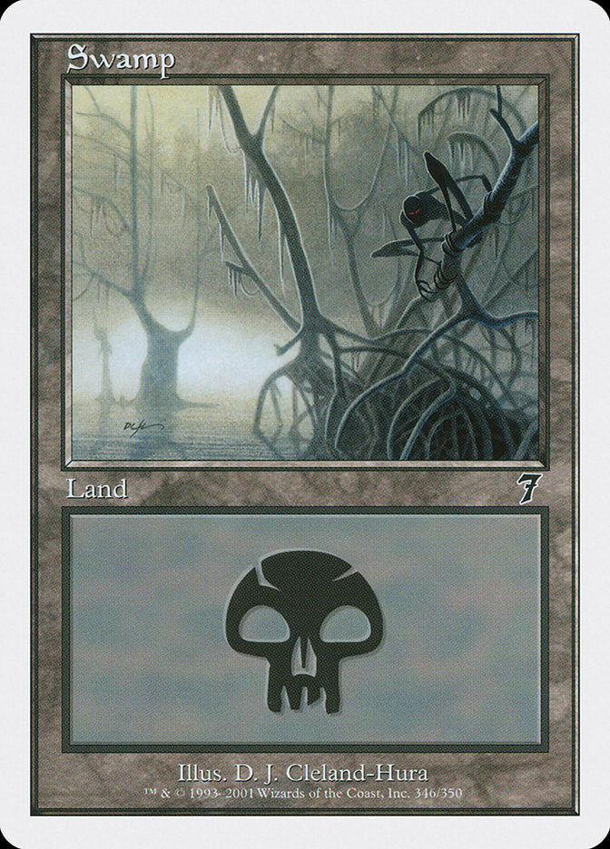 Swamp (346) [Seventh Edition] - Magic: The Gathering - Card Brawlers | Quebec | Canada |