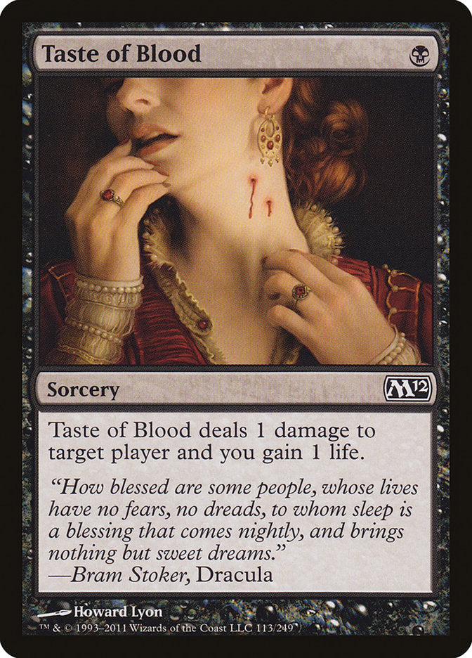 Taste of Blood [Magic 2012] - Magic: The Gathering - Card Brawlers | Quebec | Canada |