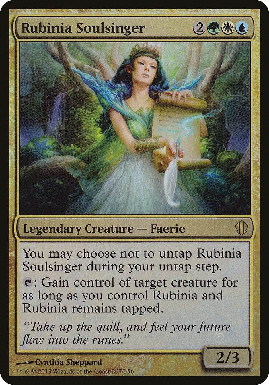 Rubinia Soulsinger (Oversized) [Commander 2013 Oversized] - Magic: The Gathering - Card Brawlers | Quebec | Canada |