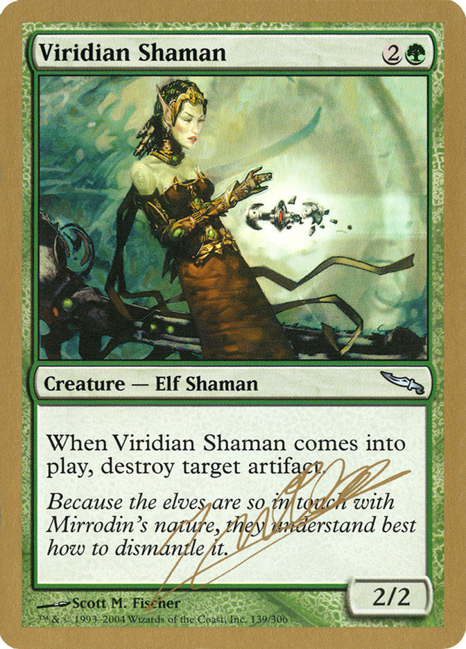 Viridian Shaman (Julien Nuijten) [World Championship Decks 2004] - Magic: The Gathering - Card Brawlers | Quebec | Canada |