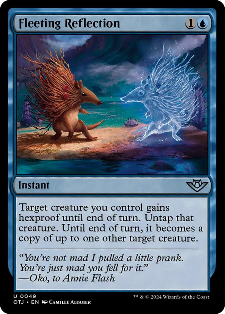 Fleeting Reflection [Outlaws of Thunder Junction] - Magic: The Gathering - Card Brawlers | Quebec | Canada |