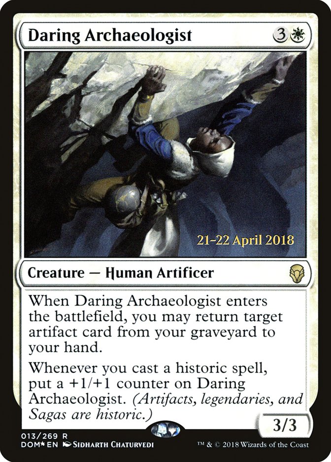 Daring Archaeologist [Dominaria Prerelease Promos] - Magic: The Gathering - Card Brawlers | Quebec | Canada |