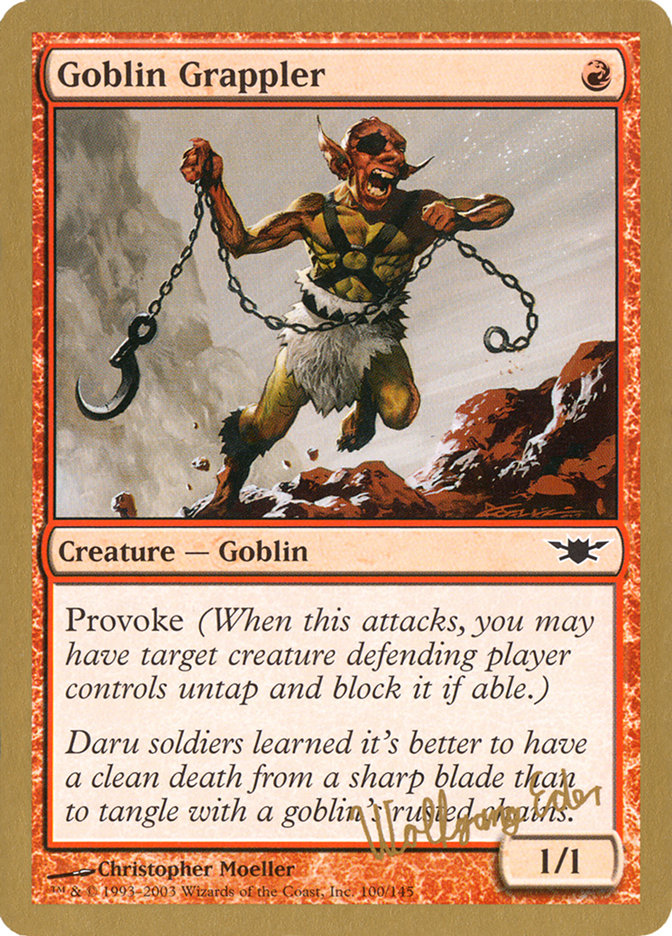Goblin Grappler (Wolfgang Eder) [World Championship Decks 2003] - Magic: The Gathering - Card Brawlers | Quebec | Canada |