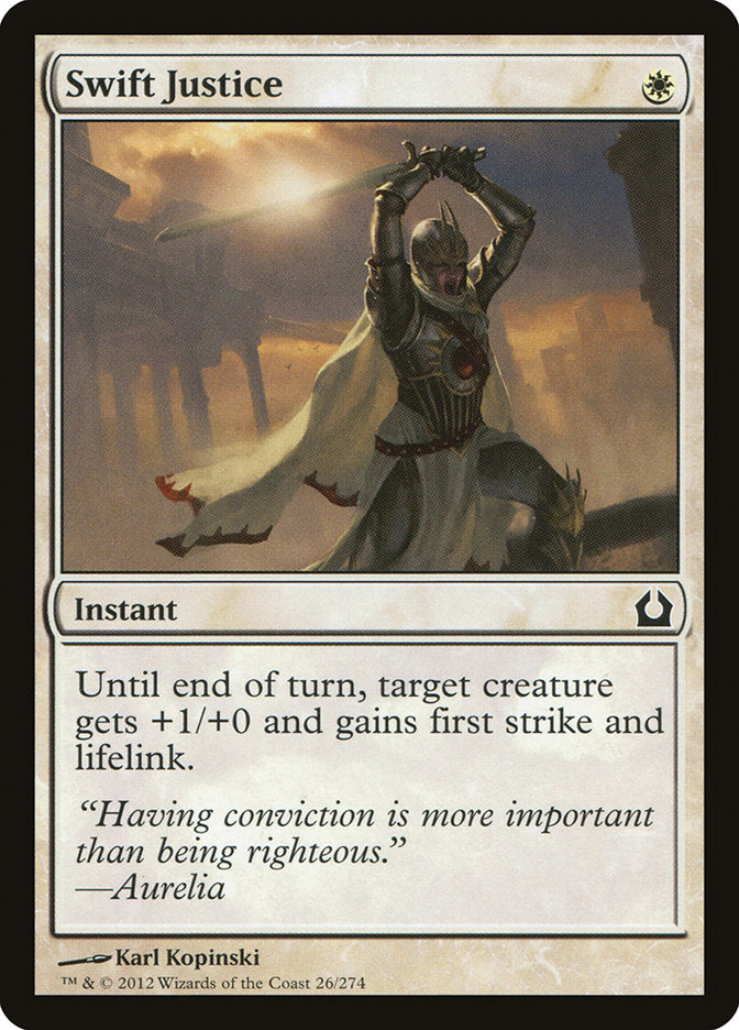 Swift Justice [Return to Ravnica] - Magic: The Gathering - Card Brawlers | Quebec | Canada |