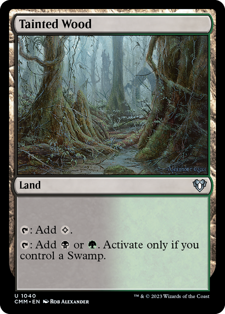 Tainted Wood [Commander Masters] - Magic: The Gathering - Card Brawlers | Quebec | Canada |