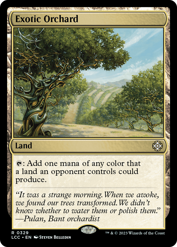 Exotic Orchard [The Lost Caverns of Ixalan Commander] - Magic: The Gathering - Card Brawlers | Quebec | Canada |