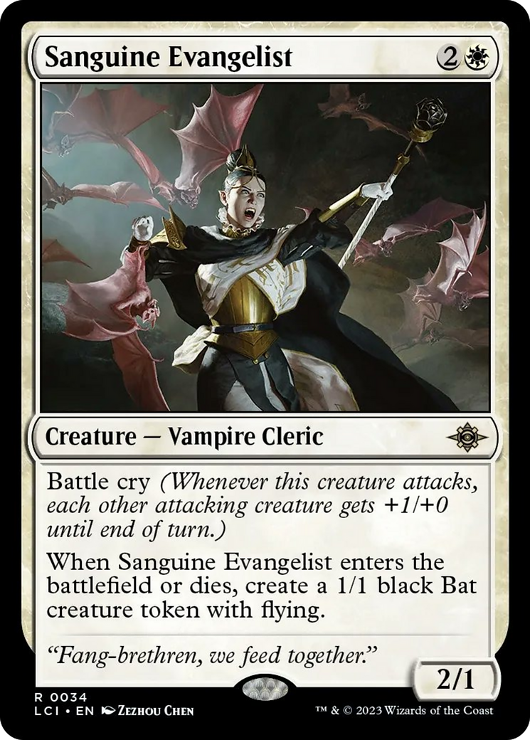 Sanguine Evangelist [The Lost Caverns of Ixalan] - Magic: The Gathering - Card Brawlers | Quebec | Canada |