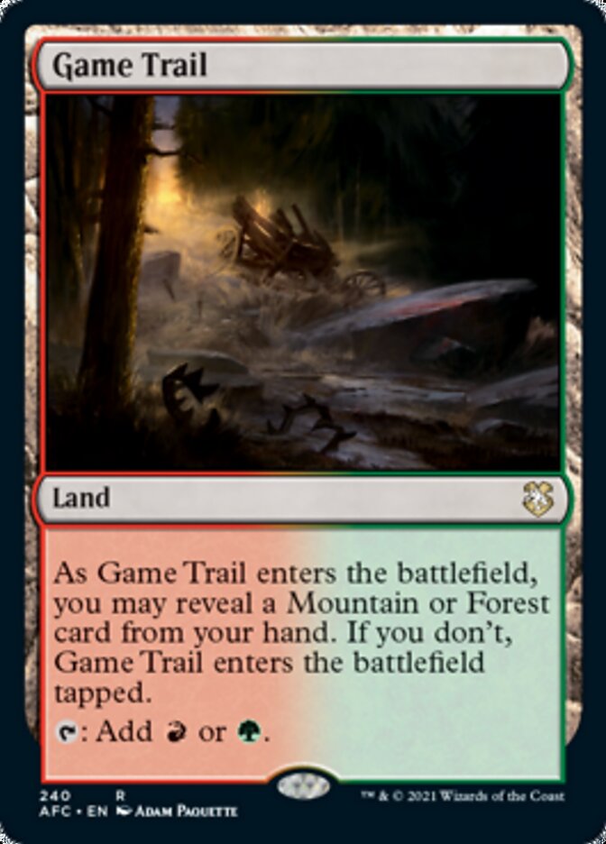 Game Trail [Dungeons & Dragons: Adventures in the Forgotten Realms Commander] - Magic: The Gathering - Card Brawlers | Quebec | Canada |