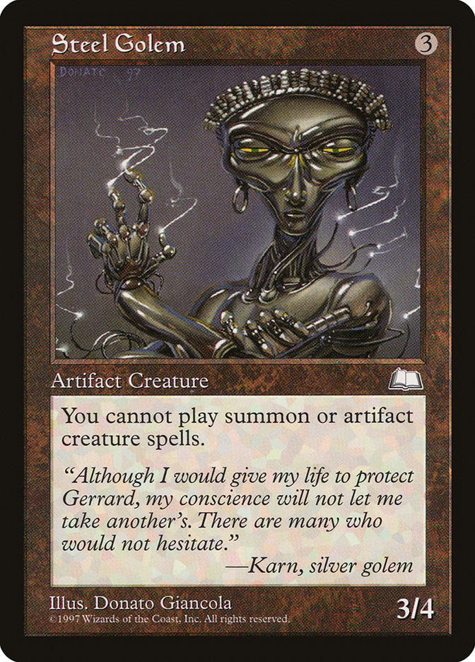 Steel Golem [Weatherlight] - Magic: The Gathering - Card Brawlers | Quebec | Canada |